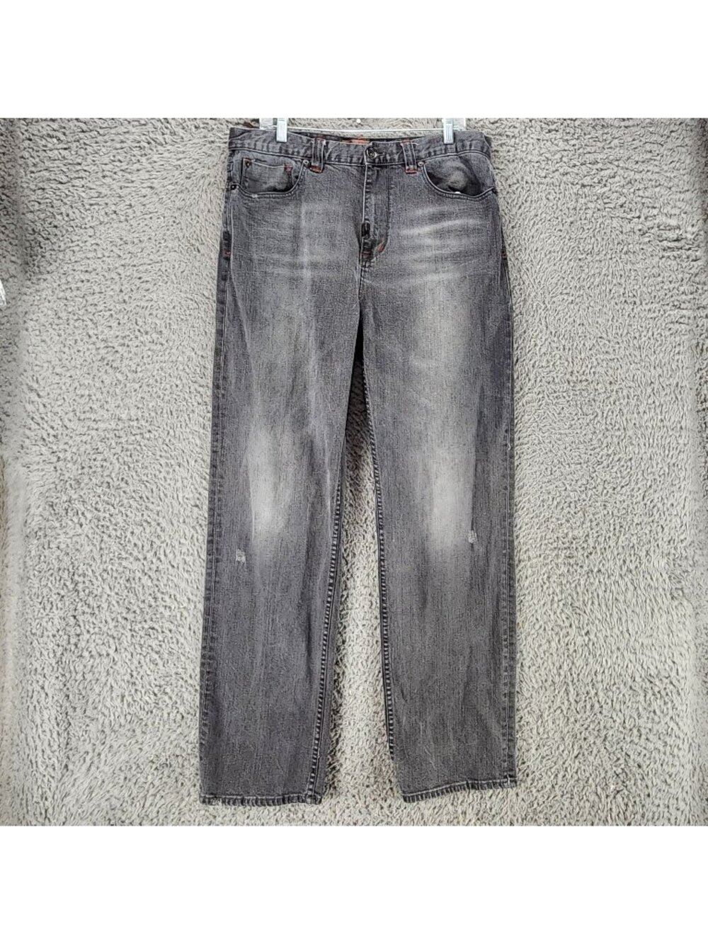 LRG Jeans Mens 36x34 Lrgeans Gray Relaxed Straight *Read*